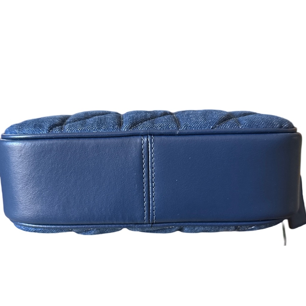 COACH Quilted Denim Camera Crossbody Bag - Picture 8 of 14